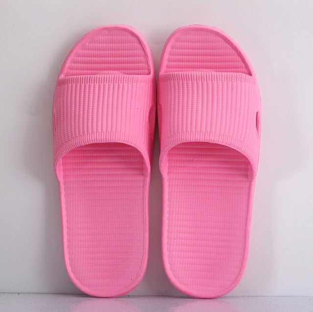 New Women Indoor Floor Flat Shoes Summer Non-slip Flip Flops Bath Home Slippers Female Slipper Comfortable Zapatillas de hombre