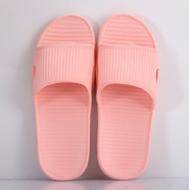 New Women Indoor Floor Flat Shoes Summer Non-slip Flip Flops Bath Home Slippers Female Slipper Comfortable Zapatillas de hombre