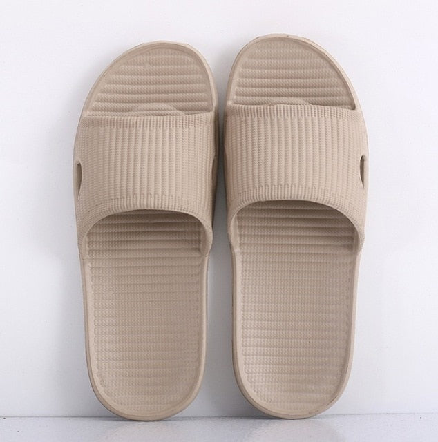 New Women Indoor Floor Flat Shoes Summer Non-slip Flip Flops Bath Home Slippers Female Slipper Comfortable Zapatillas de hombre