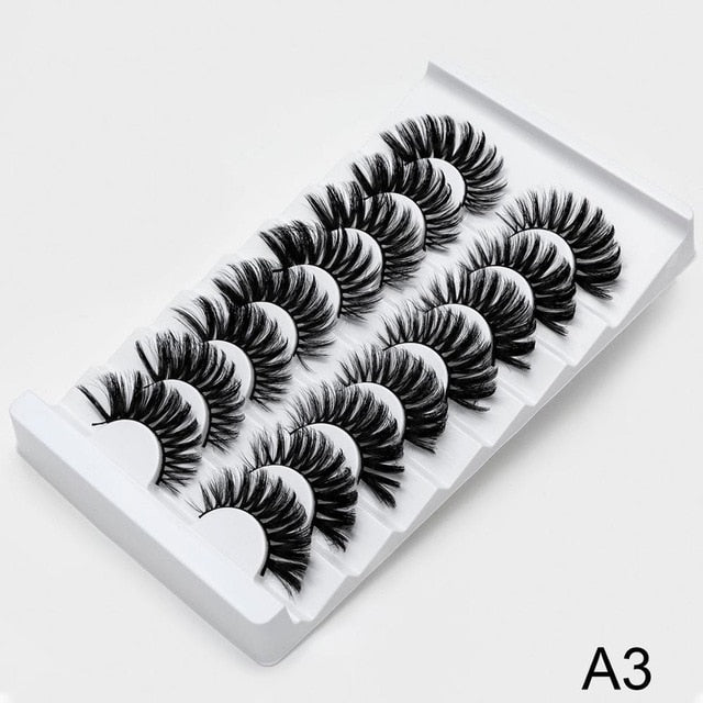 SEXYSHEEP 8/20 pairs 15-20mm natural 3D false eyelashes fake lashes makeup kit Mink Lashes extension mink eyelashes maquiagem