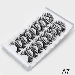 SEXYSHEEP 8/20 pairs 15-20mm natural 3D false eyelashes fake lashes makeup kit Mink Lashes extension mink eyelashes maquiagem
