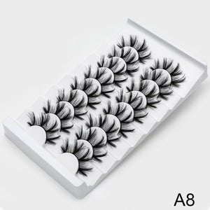 SEXYSHEEP 8/20 pairs 15-20mm natural 3D false eyelashes fake lashes makeup kit Mink Lashes extension mink eyelashes maquiagem