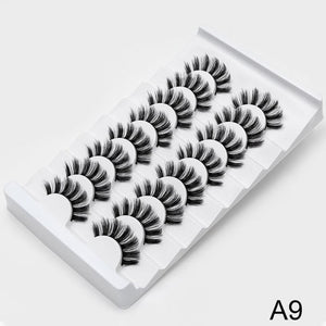 SEXYSHEEP 8/20 pairs 15-20mm natural 3D false eyelashes fake lashes makeup kit Mink Lashes extension mink eyelashes maquiagem