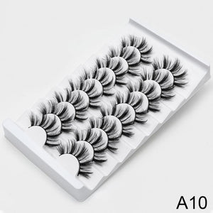 SEXYSHEEP 8/20 pairs 15-20mm natural 3D false eyelashes fake lashes makeup kit Mink Lashes extension mink eyelashes maquiagem