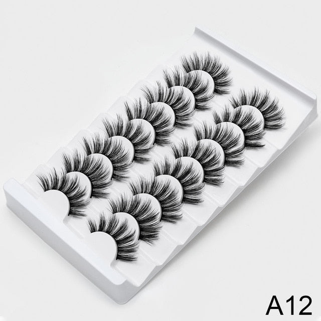 SEXYSHEEP 8/20 pairs 15-20mm natural 3D false eyelashes fake lashes makeup kit Mink Lashes extension mink eyelashes maquiagem