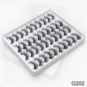SEXYSHEEP 8/20 pairs 15-20mm natural 3D false eyelashes fake lashes makeup kit Mink Lashes extension mink eyelashes maquiagem