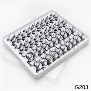 SEXYSHEEP 8/20 pairs 15-20mm natural 3D false eyelashes fake lashes makeup kit Mink Lashes extension mink eyelashes maquiagem