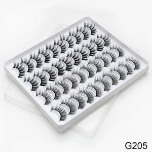SEXYSHEEP 8/20 pairs 15-20mm natural 3D false eyelashes fake lashes makeup kit Mink Lashes extension mink eyelashes maquiagem