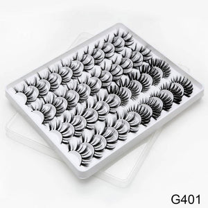 SEXYSHEEP 8/20 pairs 15-20mm natural 3D false eyelashes fake lashes makeup kit Mink Lashes extension mink eyelashes maquiagem