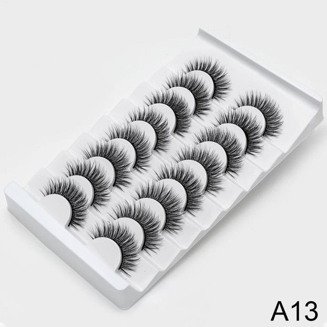 SEXYSHEEP 8/20 pairs 15-20mm natural 3D false eyelashes fake lashes makeup kit Mink Lashes extension mink eyelashes maquiagem