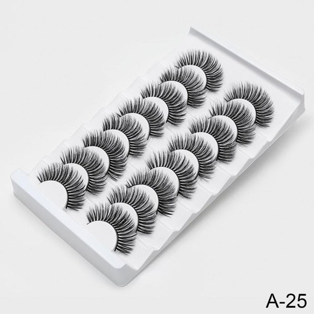 SEXYSHEEP 8/20 pairs 15-20mm natural 3D false eyelashes fake lashes makeup kit Mink Lashes extension mink eyelashes maquiagem