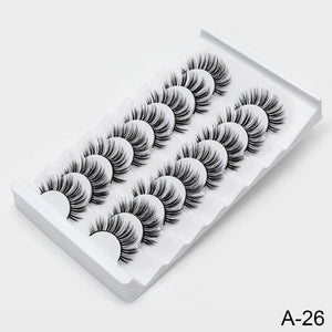 SEXYSHEEP 8/20 pairs 15-20mm natural 3D false eyelashes fake lashes makeup kit Mink Lashes extension mink eyelashes maquiagem