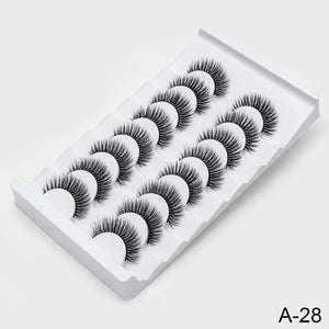 SEXYSHEEP 8/20 pairs 15-20mm natural 3D false eyelashes fake lashes makeup kit Mink Lashes extension mink eyelashes maquiagem