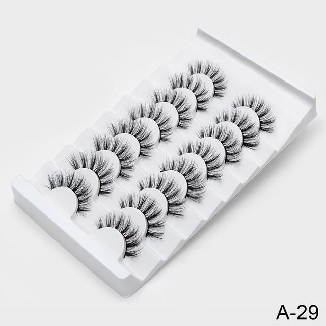 SEXYSHEEP 8/20 pairs 15-20mm natural 3D false eyelashes fake lashes makeup kit Mink Lashes extension mink eyelashes maquiagem