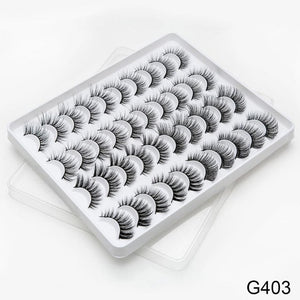 SEXYSHEEP 8/20 pairs 15-20mm natural 3D false eyelashes fake lashes makeup kit Mink Lashes extension mink eyelashes maquiagem