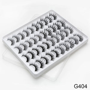 SEXYSHEEP 8/20 pairs 15-20mm natural 3D false eyelashes fake lashes makeup kit Mink Lashes extension mink eyelashes maquiagem