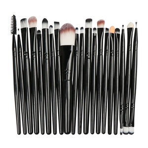 La Milee 20/5Pcs Makeup Brushes Set Eye Shadow Foundation Powder Eyeliner Eyelash Lip Make Up Brush Cosmetic Beauty Tool Kit Hot