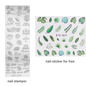 Unique New Design Pure Clear Jelly Silicone Nail Art Stamper Scraper with Cap Transparent 2.8cm Nail Stamp Stamping Tools