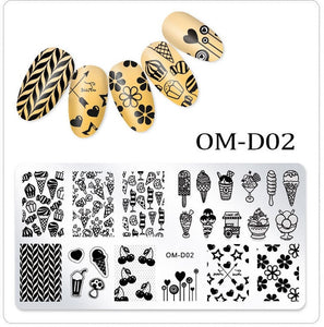 Unique New Design Pure Clear Jelly Silicone Nail Art Stamper Scraper with Cap Transparent 2.8cm Nail Stamp Stamping Tools