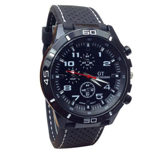Men's Watch COOL Multi-color Quartz Military Watches Sport Wristwatch Silicone saat zegarek meski relgio masculino reloj hombre
