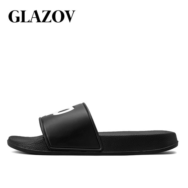 Big Size 36-46 GLAZOV Brand New Shoes Men Summer Men Flip Flops High Quality Beach Sandals Anti-slip Zapatos Hombre Casual Shoes