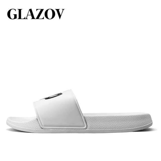 Big Size 36-46 GLAZOV Brand New Shoes Men Summer Men Flip Flops High Quality Beach Sandals Anti-slip Zapatos Hombre Casual Shoes