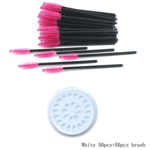 Eyelash Extension Disposable Eyebrow brush Mascara Wand Applicator Spoolers Eye Lashes Cosmetic Brushes Set makeup tools