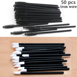 Eyelash Extension Disposable Eyebrow brush Mascara Wand Applicator Spoolers Eye Lashes Cosmetic Brushes Set makeup tools