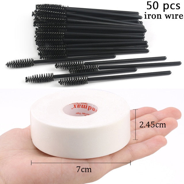Eyelash Extension Disposable Eyebrow brush Mascara Wand Applicator Spoolers Eye Lashes Cosmetic Brushes Set makeup tools