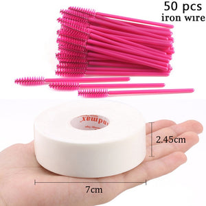 Eyelash Extension Disposable Eyebrow brush Mascara Wand Applicator Spoolers Eye Lashes Cosmetic Brushes Set makeup tools