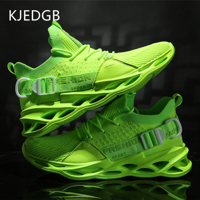 KJEDGB 2020 Casual Shoes Men Fashion Mesh Shoes Basket Homme Chunky Men Walking Platform Sneakers Big Size 45 46