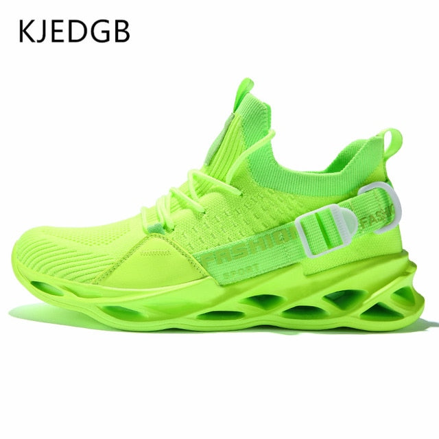 KJEDGB 2020 Casual Shoes Men Fashion Mesh Shoes Basket Homme Chunky Men Walking Platform Sneakers Big Size 45 46