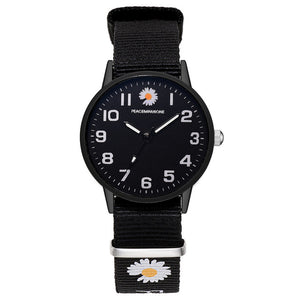 Girl Luxury Watch Women New Fashion Embossed Flowers Small Fresh Printed Belt Dial Watch Female Student Quartz Watch relogio