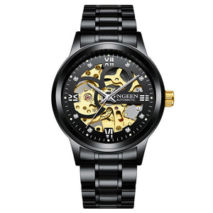 Relógio esqueleto 2019 nova fngeen esporte mecânico relógio de luxo dos homens relógios marca superior montre homme relógio automático