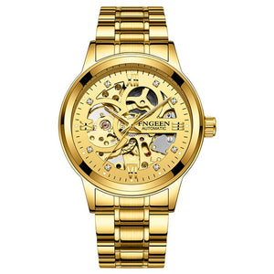 Relógio esqueleto 2019 nova fngeen esporte mecânico relógio de luxo dos homens relógios marca superior montre homme relógio automático