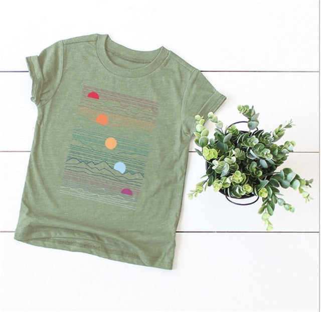 Elimiiy Abstract T shirt Women Oversized Print T-shirt Short Sleeve O-Neck  Womens clothing  Ladies Tops Tees 2020 Summer Top
