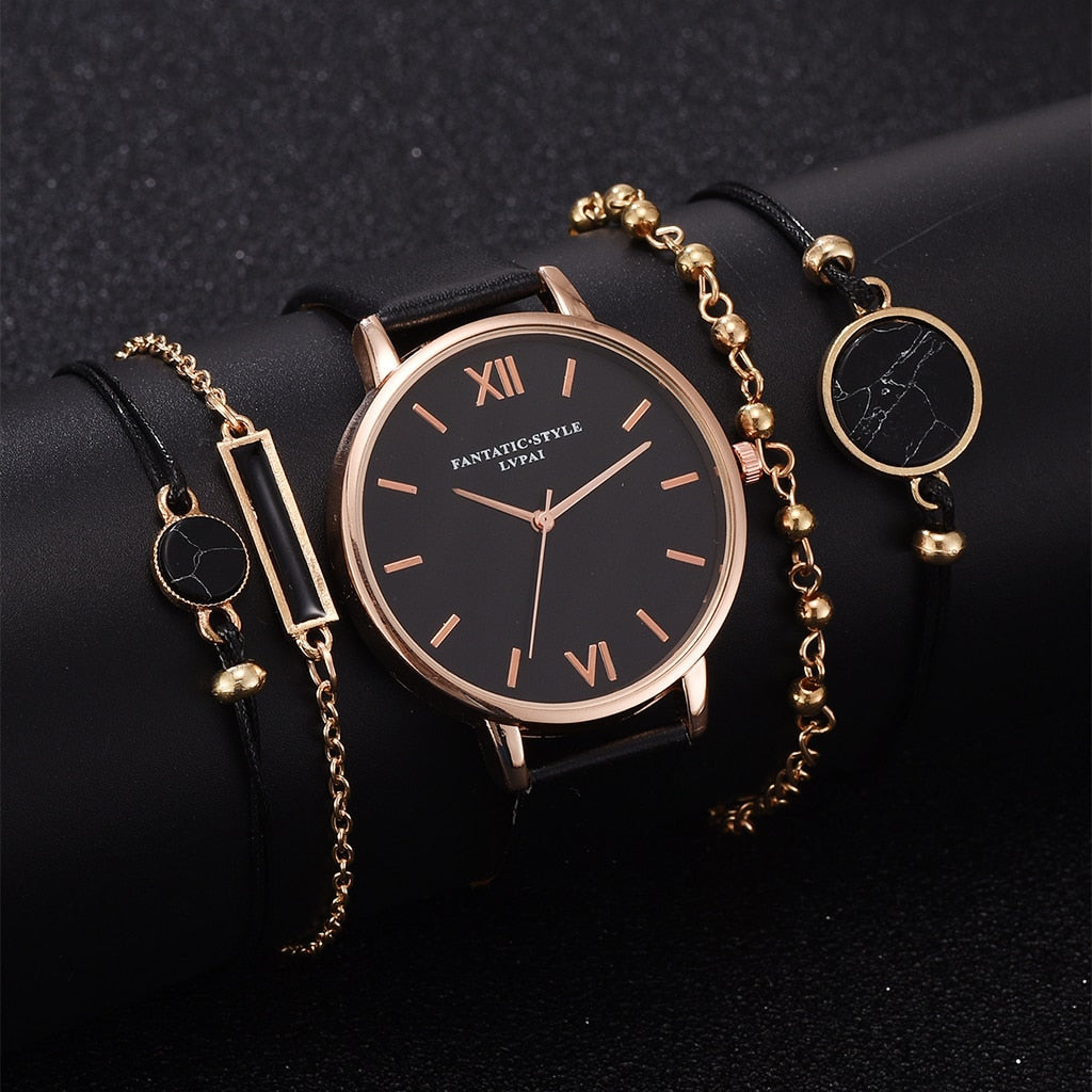 Watch Gift Set For Women, Including Casual Quartz Watch, Dainty Rhinestone  Necklace, Earrings, And Ring; Perfect Gift For Mother, Girlfriend, Family  Member, Birthday, Anniversary, Christmas, Valentine's Day | SHEIN USA