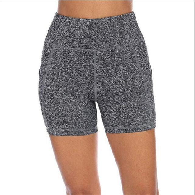 2019 high waist sports legging with pocket for women fashion new female workout stretch pants plus size Elastic fitness leggings