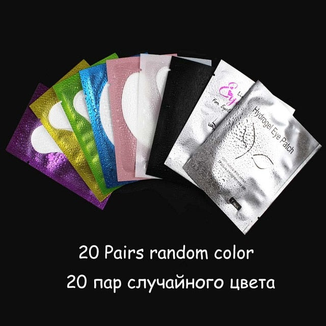 20/50/100 pairs Eyelash Extension Paper Patch Grafted Eye Stickers Eyelash Under Eye Pads Lint Free Hydrating Eye Paper Patches