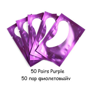 20/50/100 pairs Eyelash Extension Paper Patch Grafted Eye Stickers Eyelash Under Eye Pads Lint Free Hydrating Eye Paper Patches