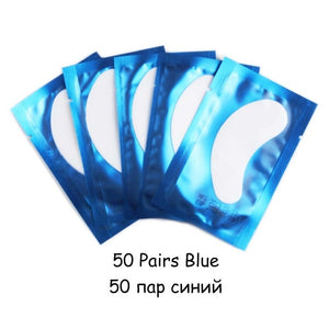 20/50/100 pairs Eyelash Extension Paper Patch Grafted Eye Stickers Eyelash Under Eye Pads Lint Free Hydrating Eye Paper Patches