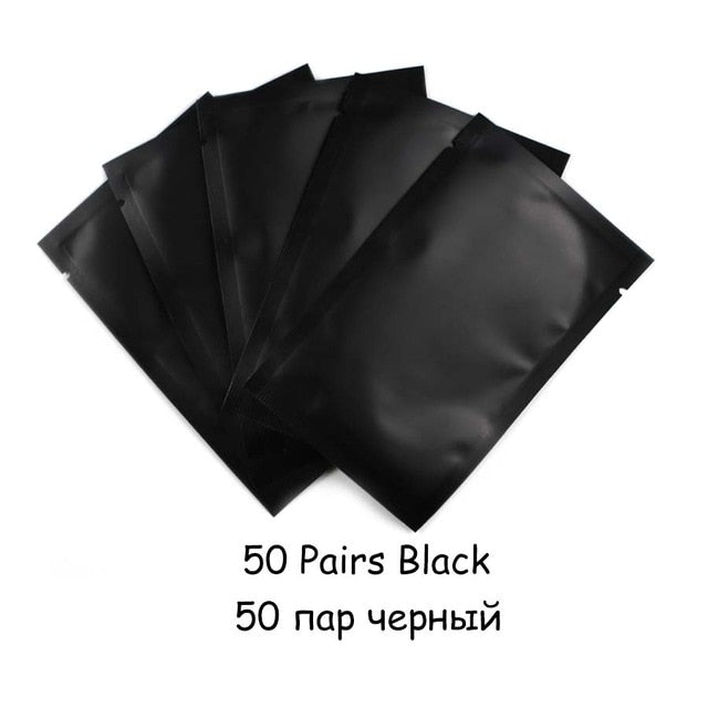 20/50/100 pairs Eyelash Extension Paper Patch Grafted Eye Stickers Eyelash Under Eye Pads Lint Free Hydrating Eye Paper Patches