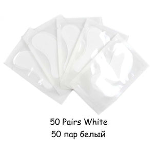 20/50/100 pairs Eyelash Extension Paper Patch Grafted Eye Stickers Eyelash Under Eye Pads Lint Free Hydrating Eye Paper Patches