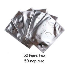 20/50/100 pairs Eyelash Extension Paper Patch Grafted Eye Stickers Eyelash Under Eye Pads Lint Free Hydrating Eye Paper Patches