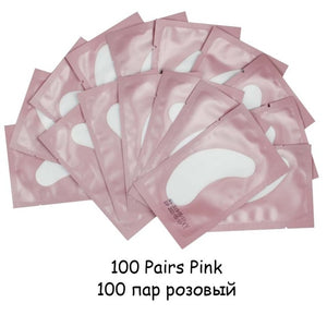 20/50/100 pairs Eyelash Extension Paper Patch Grafted Eye Stickers Eyelash Under Eye Pads Lint Free Hydrating Eye Paper Patches