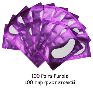 20/50/100 pairs Eyelash Extension Paper Patch Grafted Eye Stickers Eyelash Under Eye Pads Lint Free Hydrating Eye Paper Patches