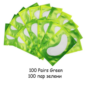 20/50/100 pairs Eyelash Extension Paper Patch Grafted Eye Stickers Eyelash Under Eye Pads Lint Free Hydrating Eye Paper Patches