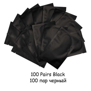 20/50/100 pairs Eyelash Extension Paper Patch Grafted Eye Stickers Eyelash Under Eye Pads Lint Free Hydrating Eye Paper Patches
