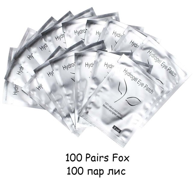 20/50/100 pairs Eyelash Extension Paper Patch Grafted Eye Stickers Eyelash Under Eye Pads Lint Free Hydrating Eye Paper Patches