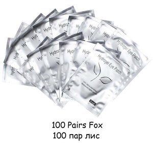 20/50/100 pairs Eyelash Extension Paper Patch Grafted Eye Stickers Eyelash Under Eye Pads Lint Free Hydrating Eye Paper Patches